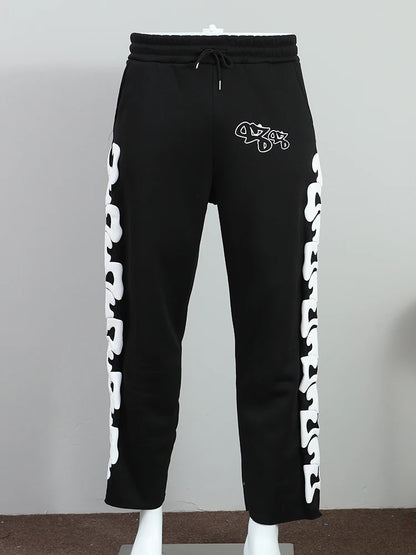 Y2k Street Printed Flared Pants Unisex