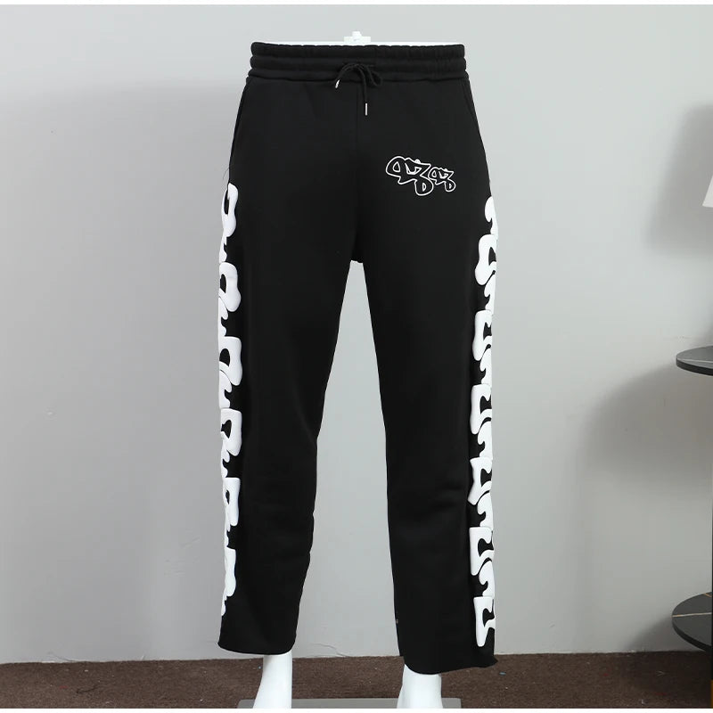 Y2k Street Printed Flared Pants Unisex