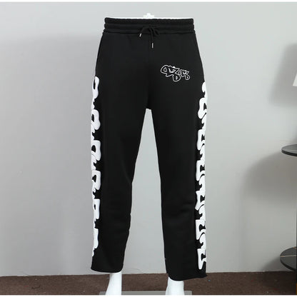 Y2k Street Printed Flared Pants Unisex