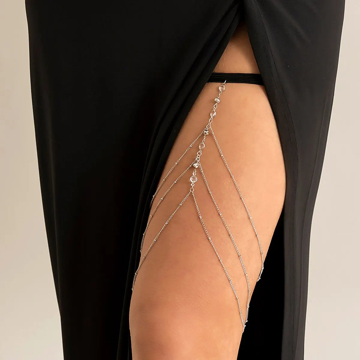 Women's Elastic Gothic Thigh Chain