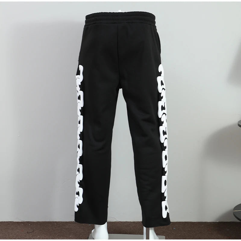 Y2k Street Printed Flared Pants Unisex